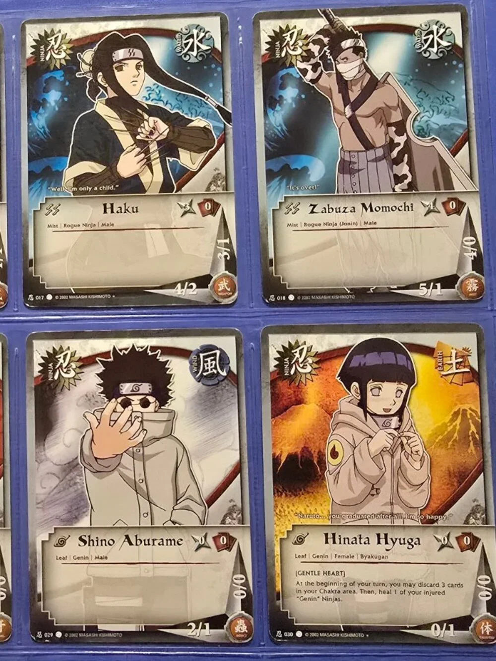 Naruto CCG - Pick Your Cards - Ninja & Client Cards